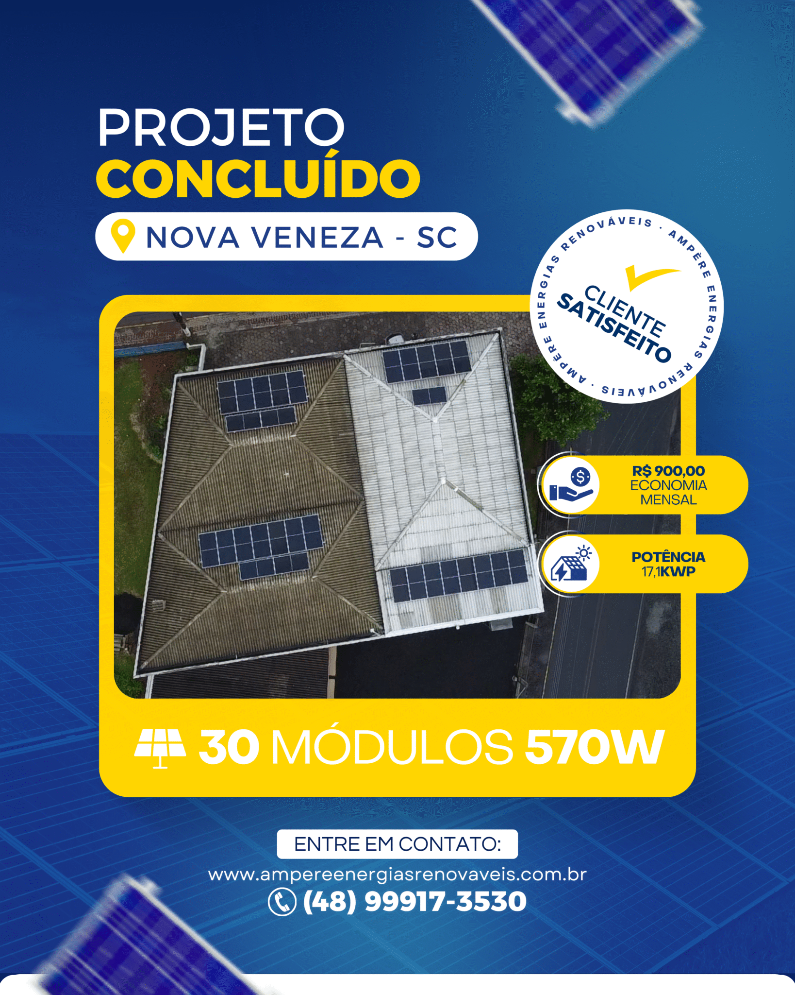 FEED Projeto Concluído Nova Veneza Ampère
